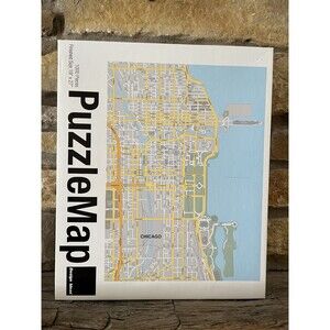 Chicago Map 1000 Piece Puzzle By Design Ideas